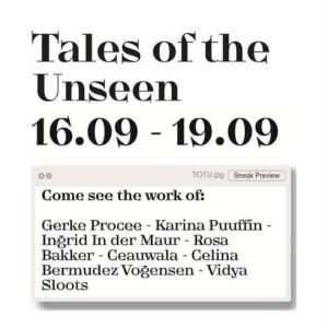 Tales of the Unseen&nbsp;Exhibition